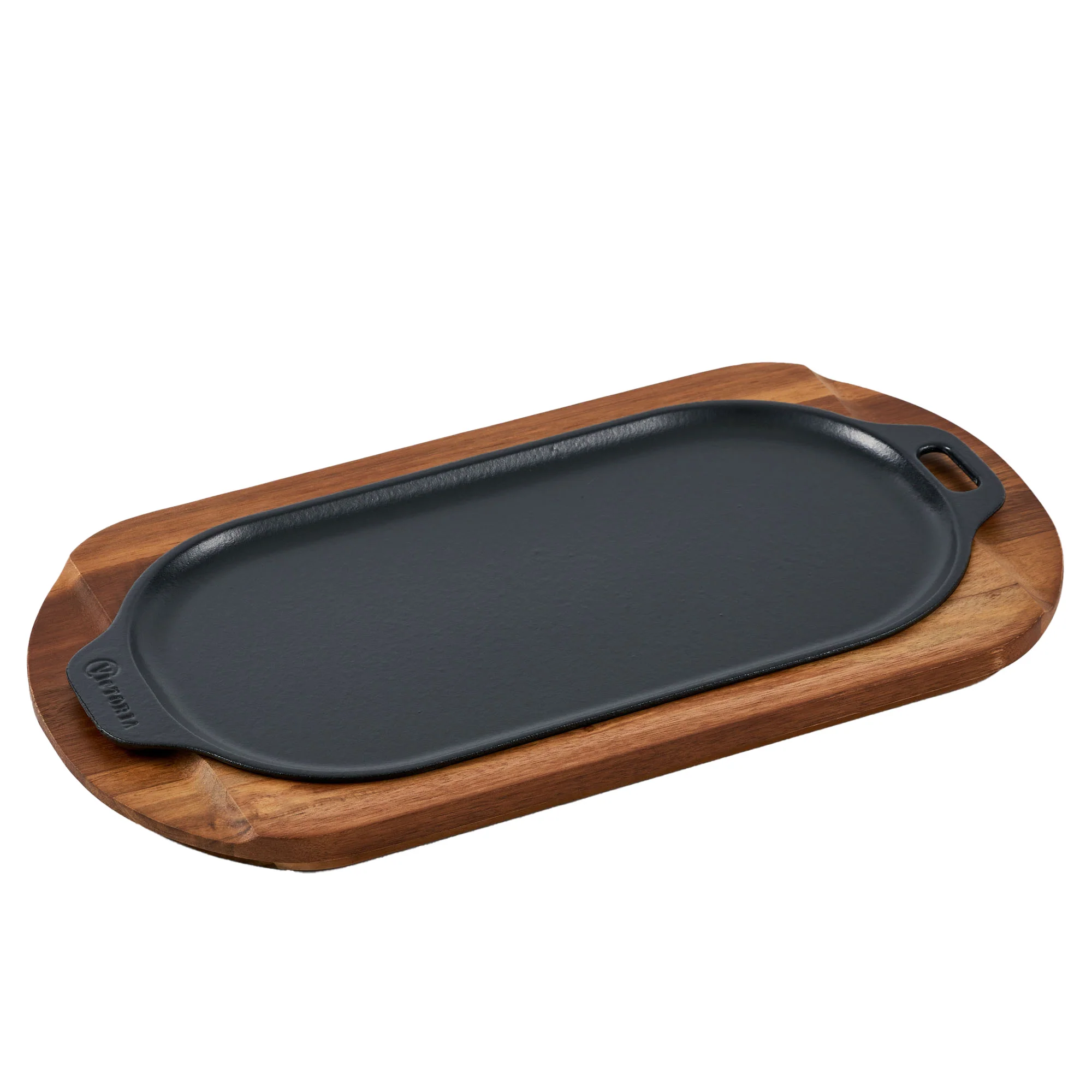 Base de Madera Acacia Para Plancha Ovalada 34x17cm - Image 4