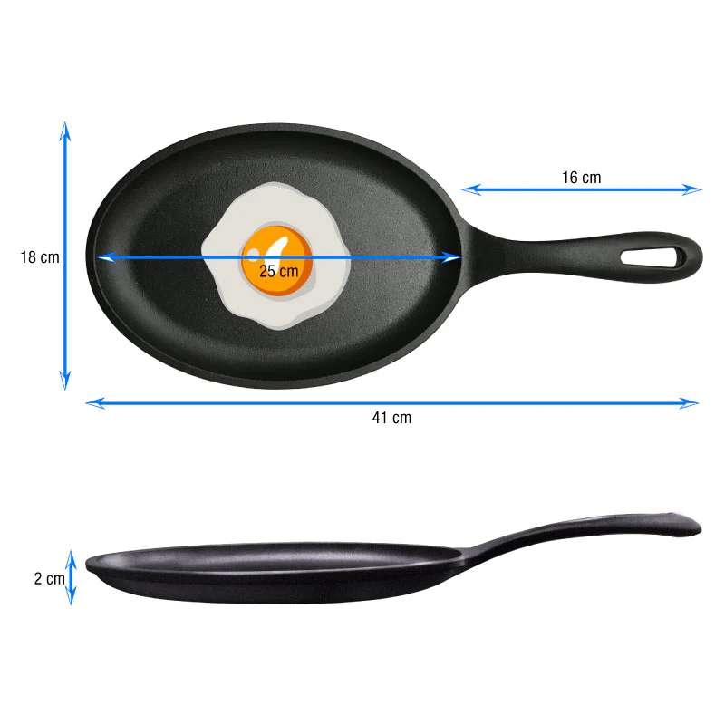 Sartén Fajita 24 Cm X 17,5 Cm - Image 7
