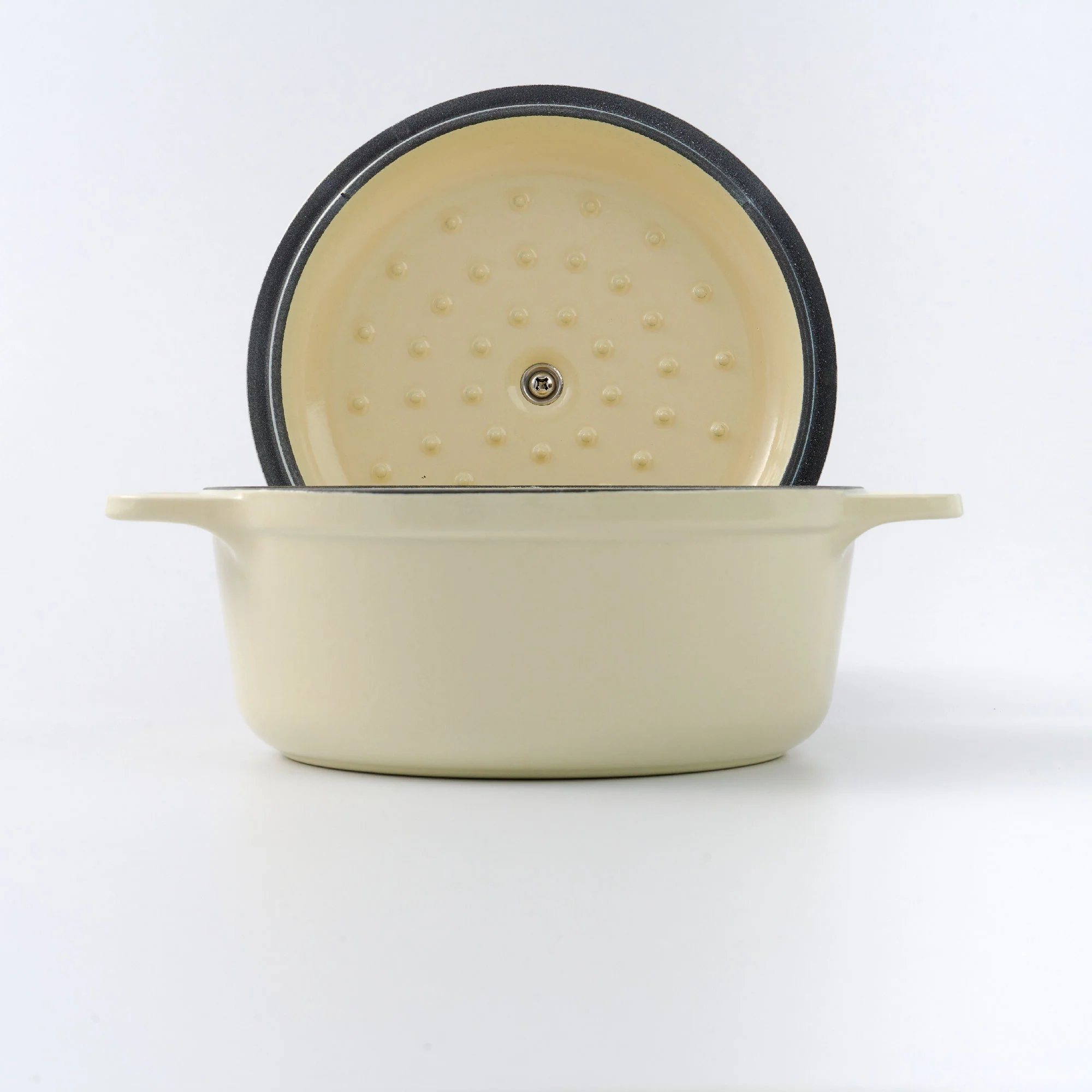 Horno Holandés 1,9 L Olla Esmaltada White Sable - Image 3