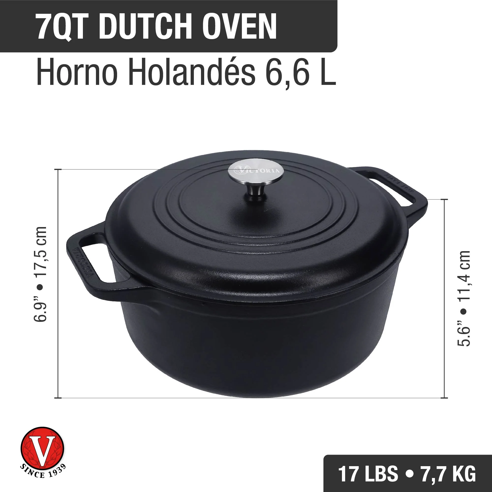 Horno Holandés 6,6 L Olla Esmaltada - Image 4