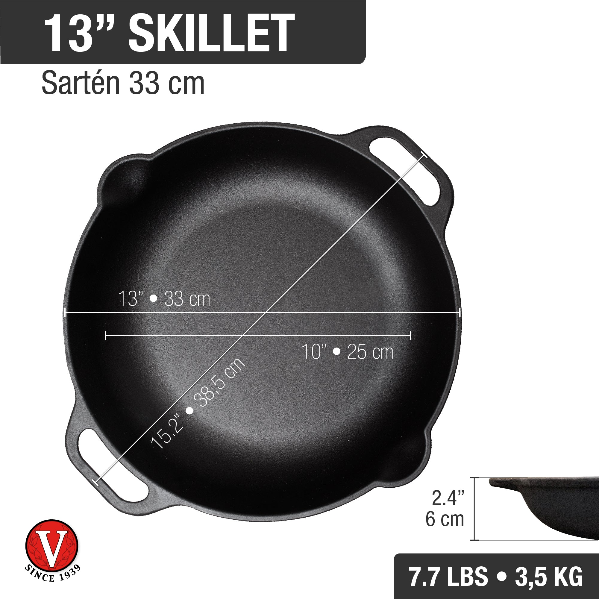 Sartén Paellera 33 Cm - Image 4