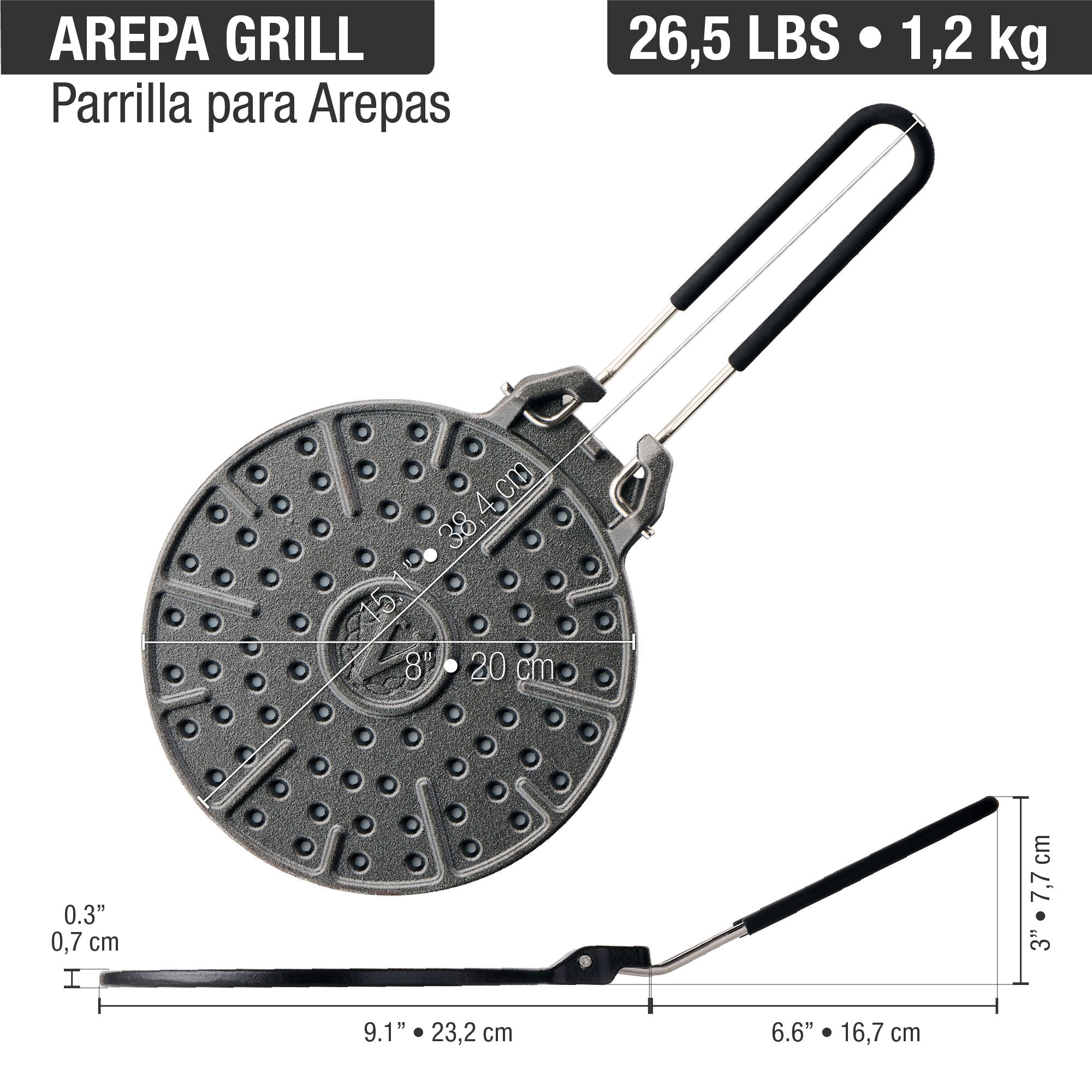 Parrilla para arepas - Difusor de Calor - Image 5