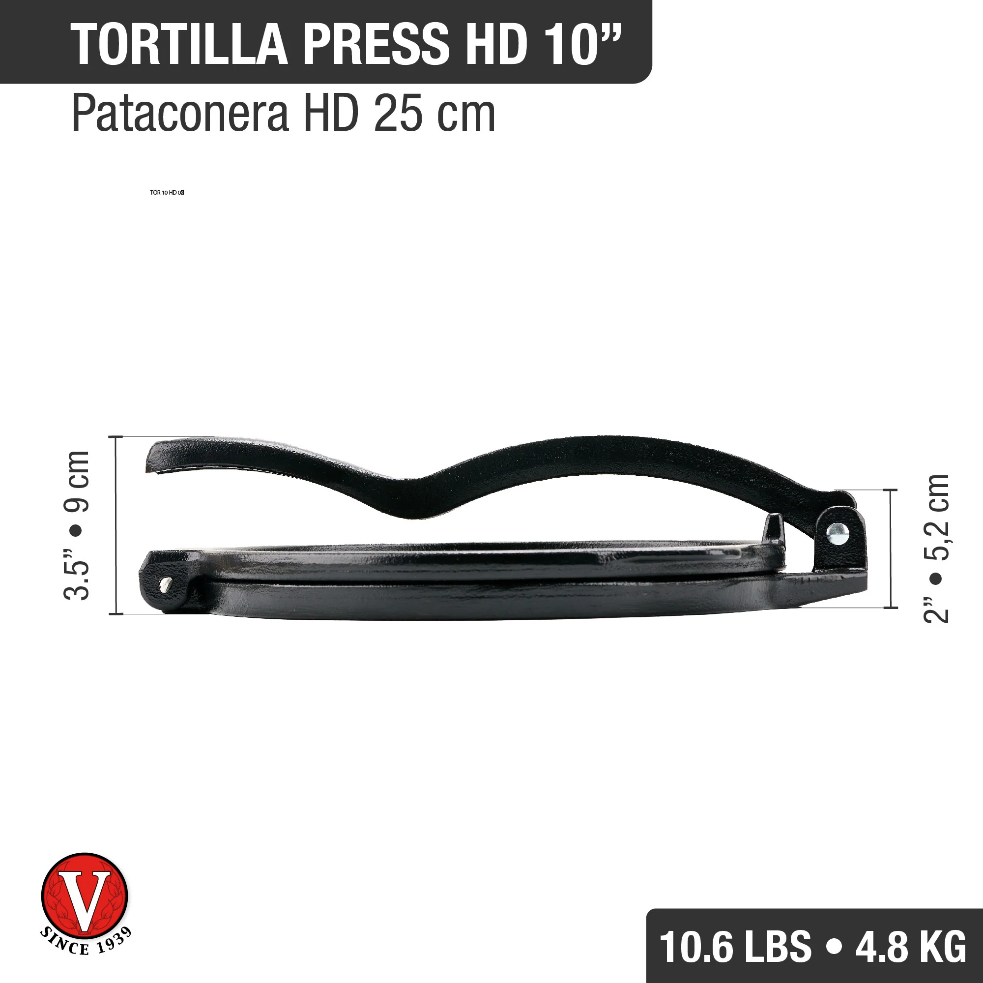 Pataconera - Tortilladora HD Pintada 25 Cm - Image 3