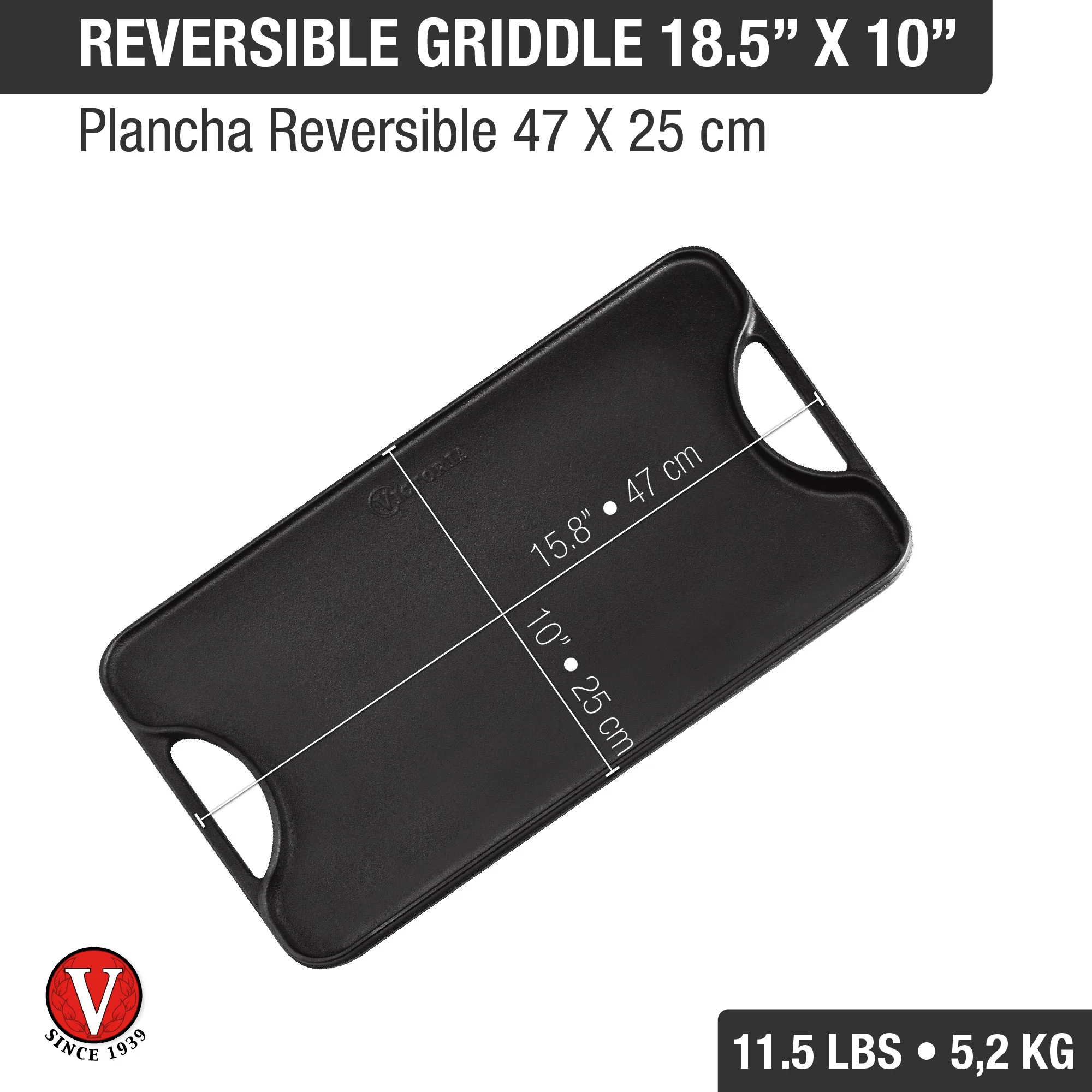 Plancha Para Asar 47 Cm X 25 Cm - Image 3