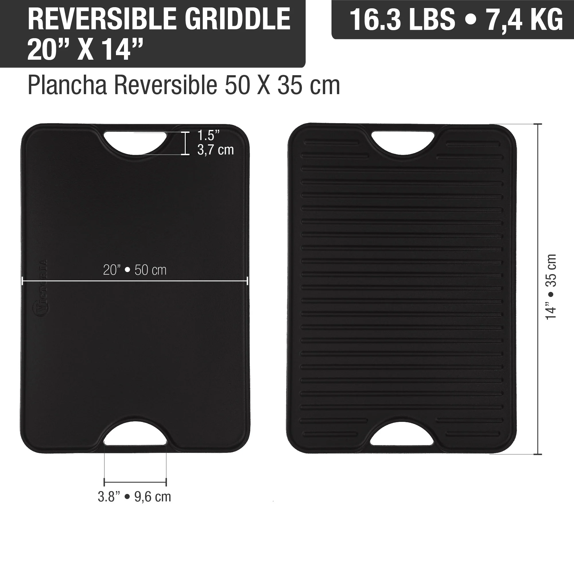 Plancha Para Asar 50 Cm X 35 Cm - Image 5