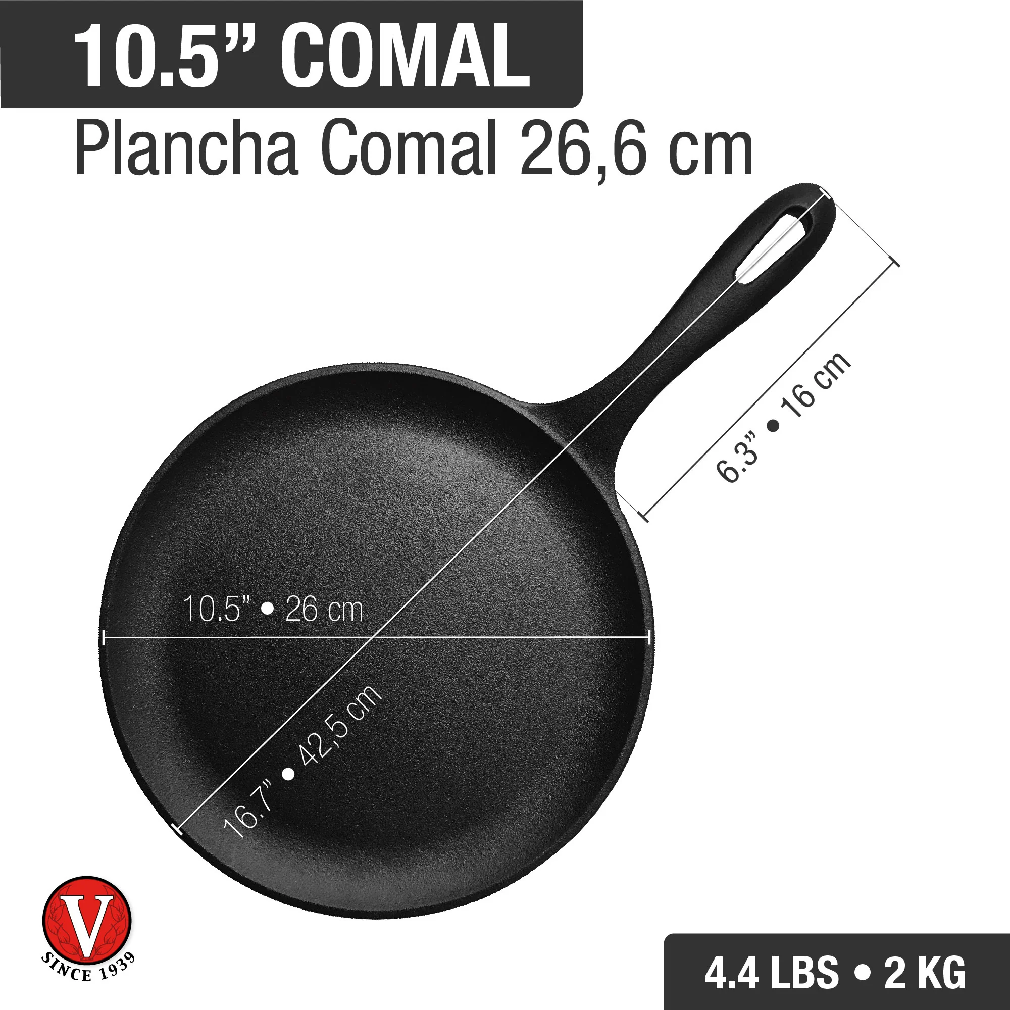 Plancha Comal 26,6 Cm - Image 3