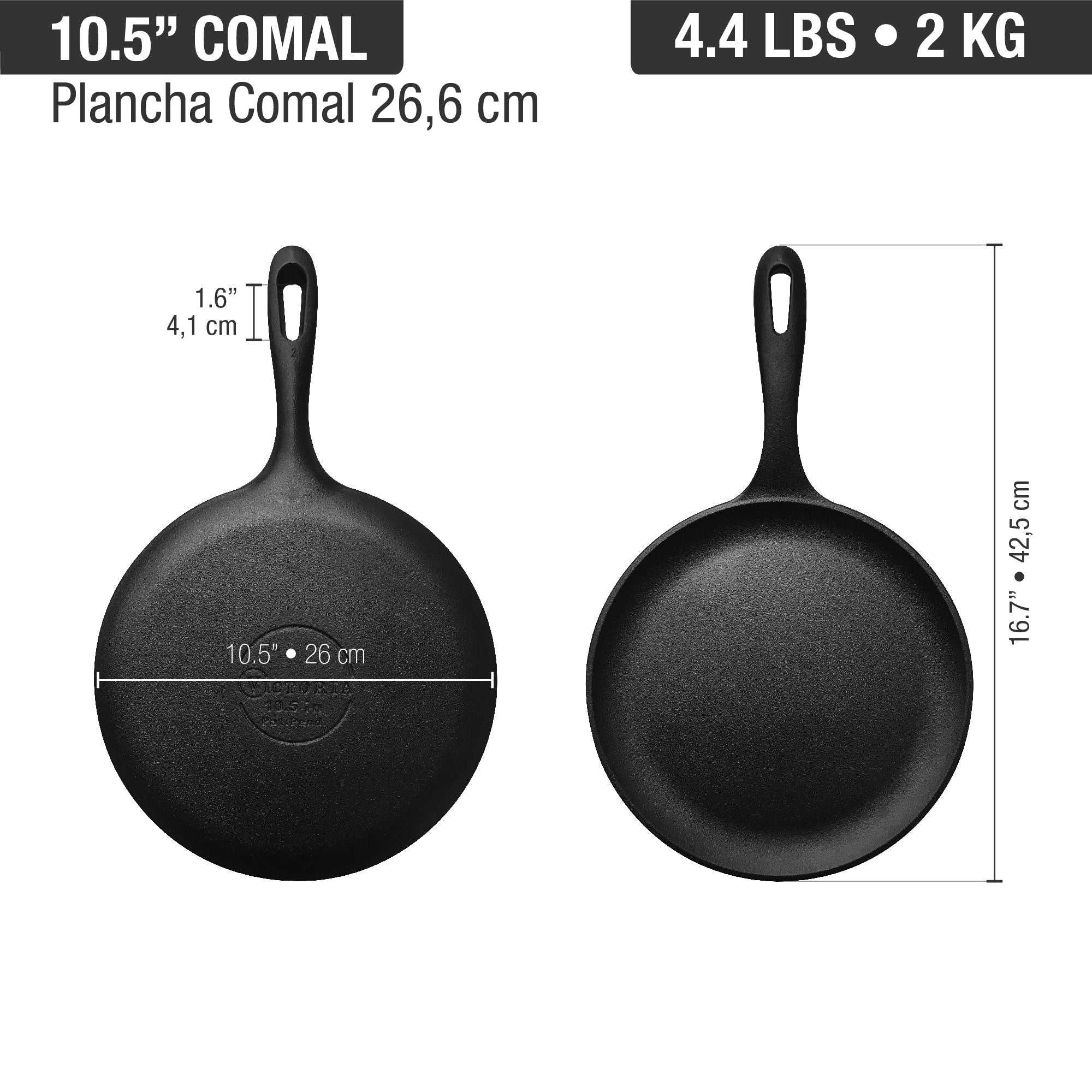 Plancha Comal 26,6 Cm - Image 4