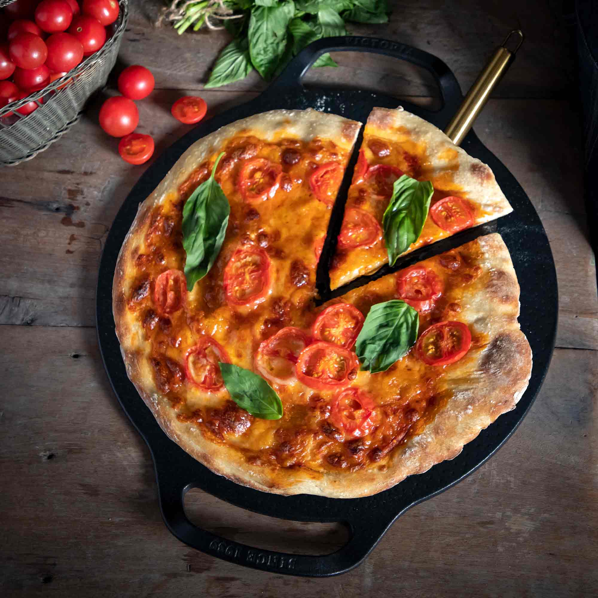 Plancha Para Pizza Doble Asa 38 Cm - Image 5