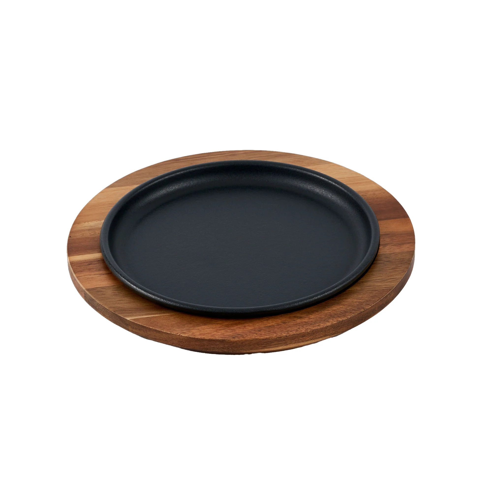 Plato de Hierro Fundido con base de madera de 20 cm - Image 4