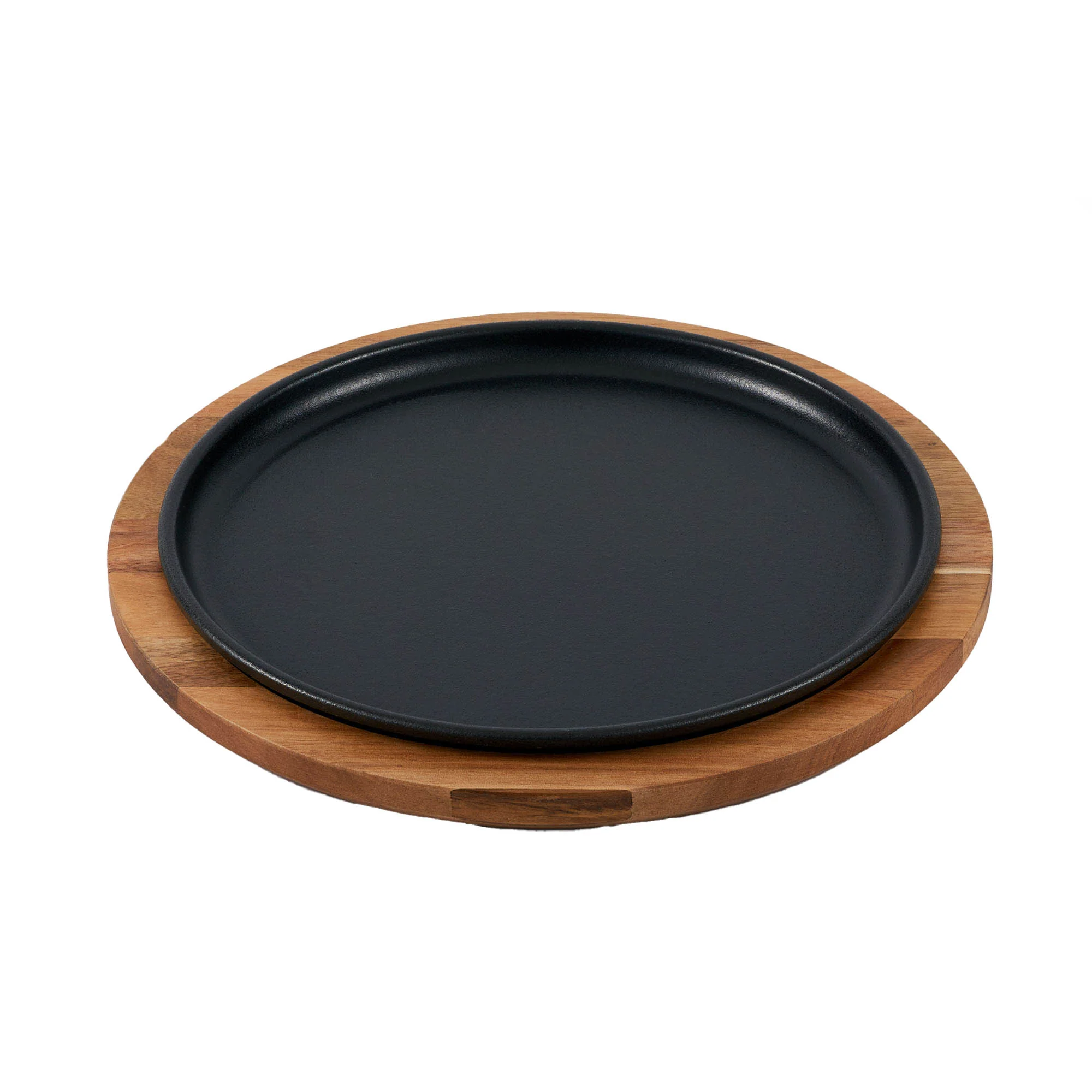 Plato de Hierro Fundido con base de madera de 26 cm - Image 4