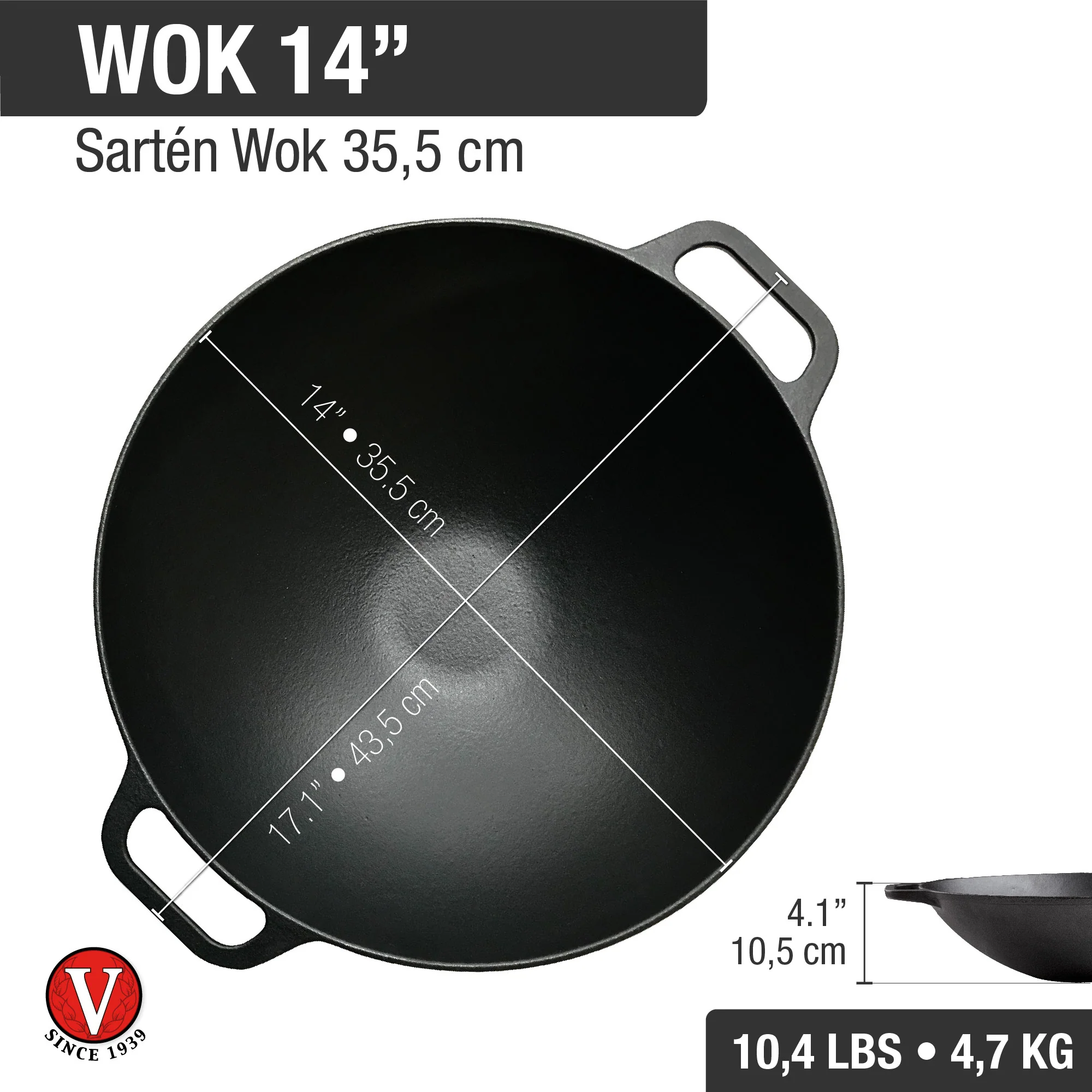 Wok 35,5 Cm - Image 4