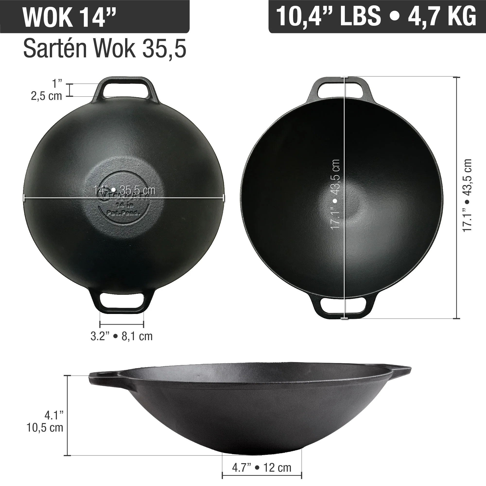 Wok 35,5 Cm - Image 5